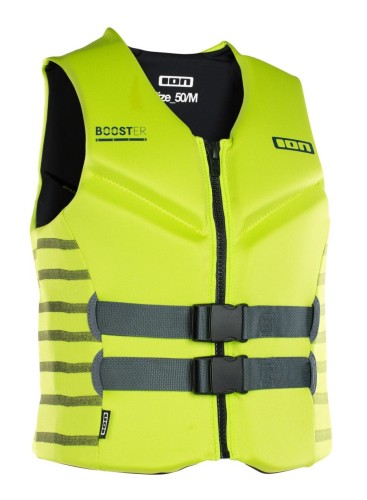 Kamizelka ION Booster_50N_FZ_lime-front 2019.jpg