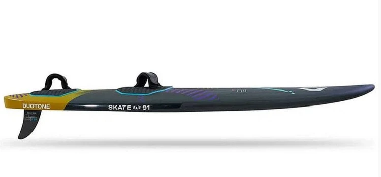 Deska-windsurf-freestyle-duotone-skate-sls-side-view-2024-petrol-mustard.JPG