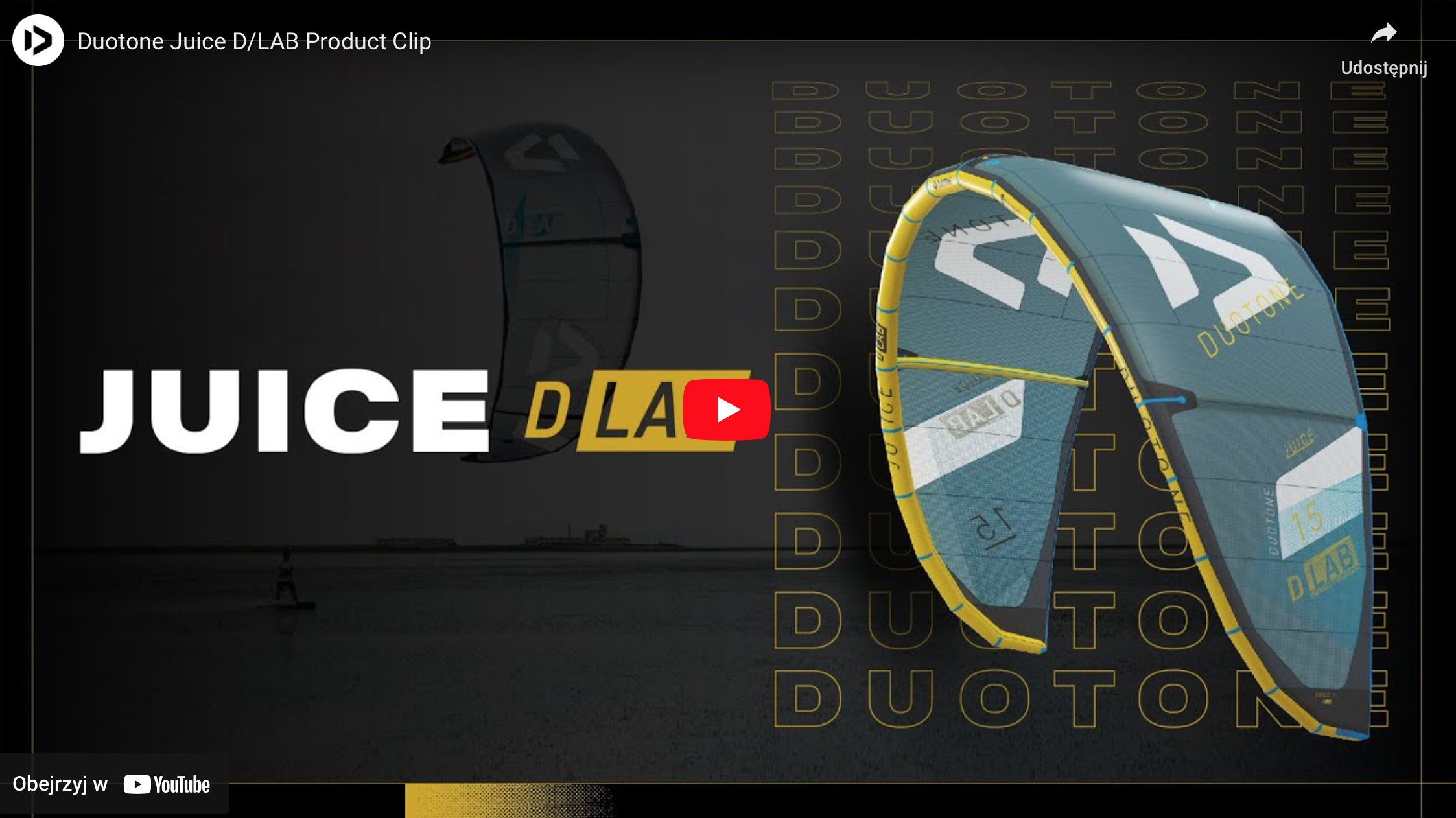 Latawiec Do Kitesurfingu Duotone Juice D LAB 2022 C11: Gold/Dark Grey ...